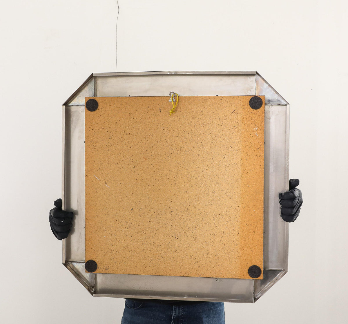 Gaetano Sciolari for Valenti Chrome Square Mirror, Italy, circa 1970