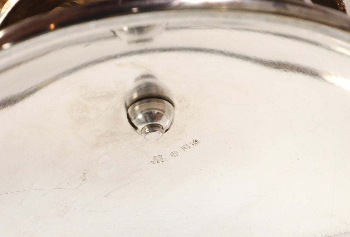 "Ondulations" Silver Tazza by Luc Lanel for Christofle, circa 1930