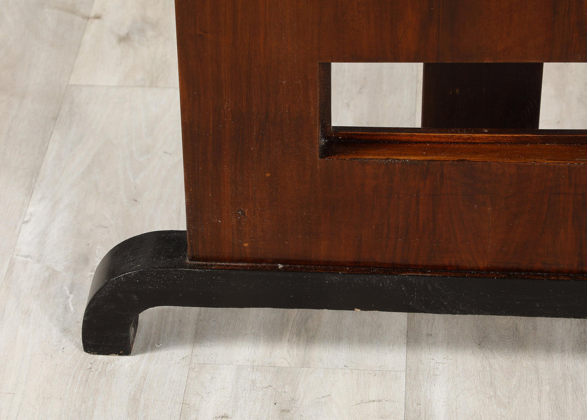 Italian Art Deco Console Table, Vellum & Palisander, 1940