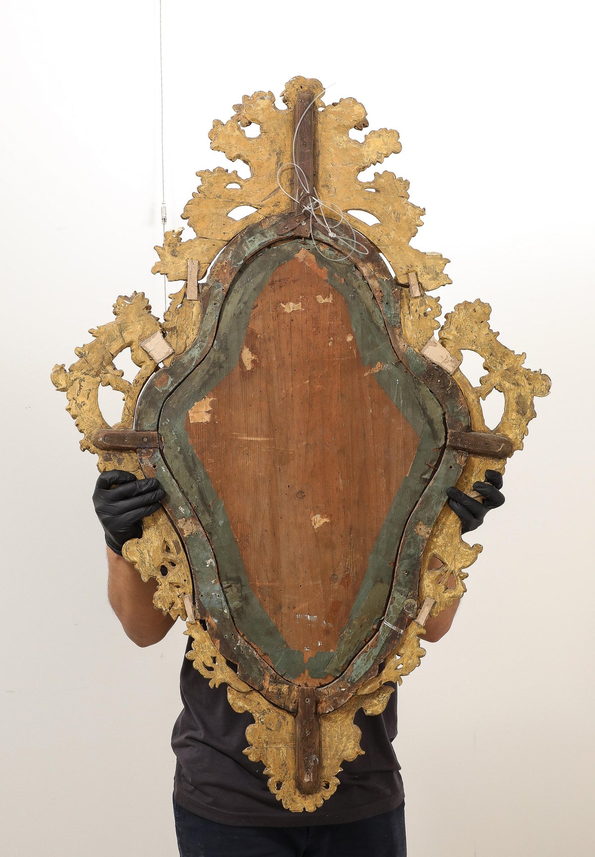 Milanese Gilded Wall Mirror, Rococo, Italy, Circa 1750