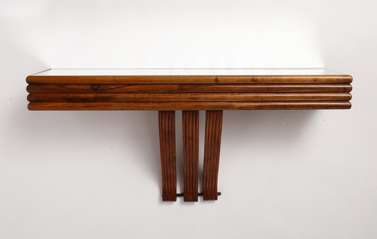 Osvaldo Borsani for ABV Wall Mounted Console and Mirror, circa 1940