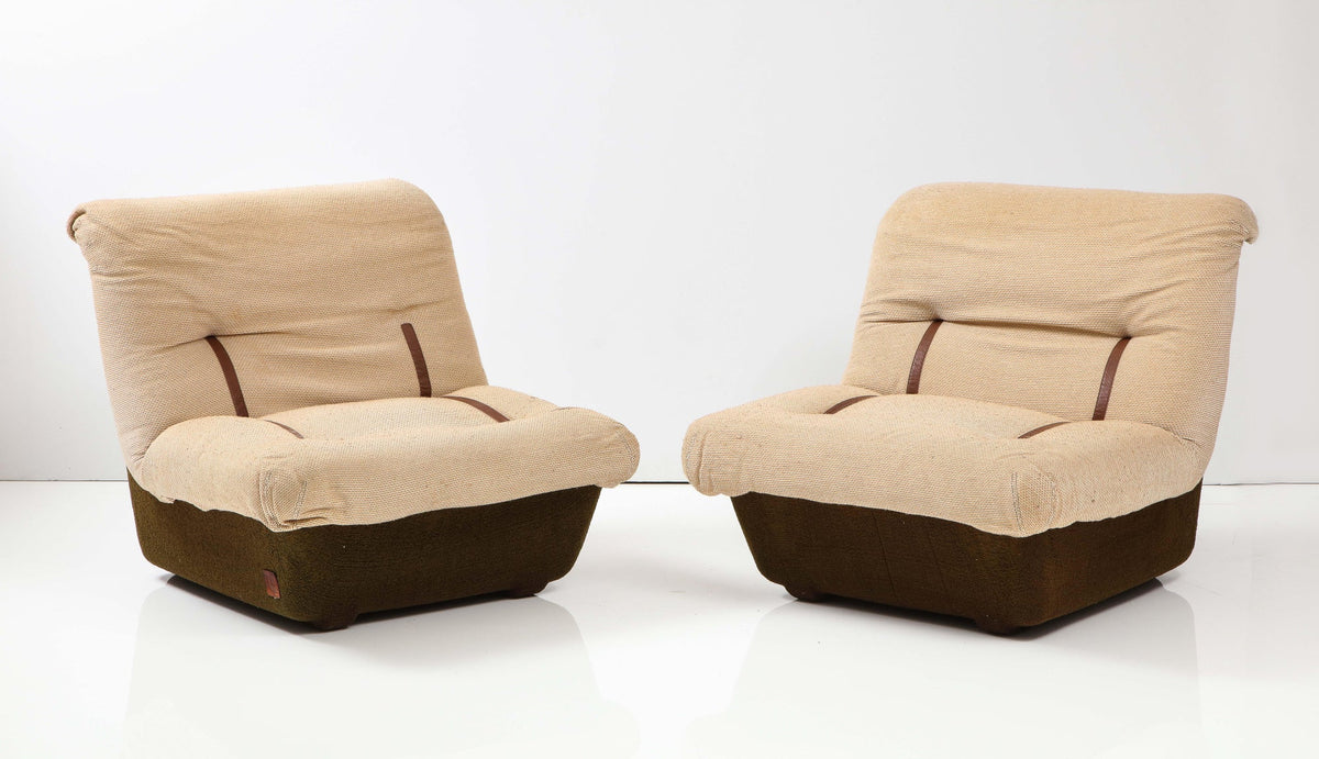 Italian Mid-Century Modern Lounge Chairs by Lev & Lev, 1970