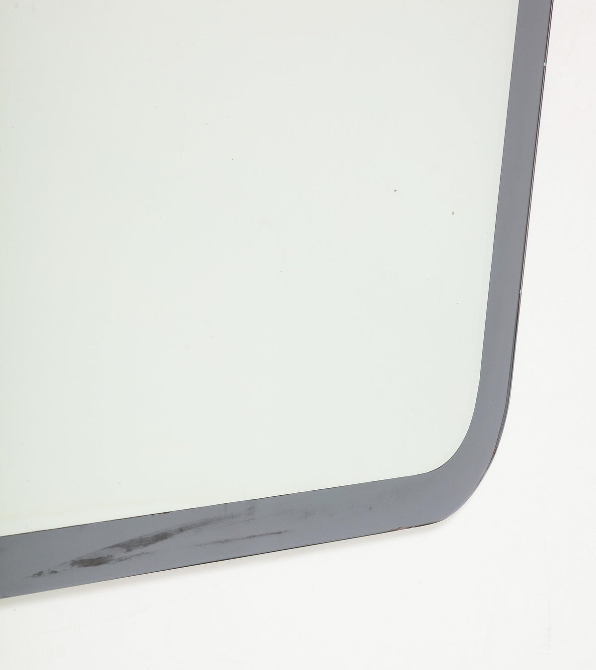 Metalvetro Galvorame Wall Mirror, Silver Border, Italy, 1967