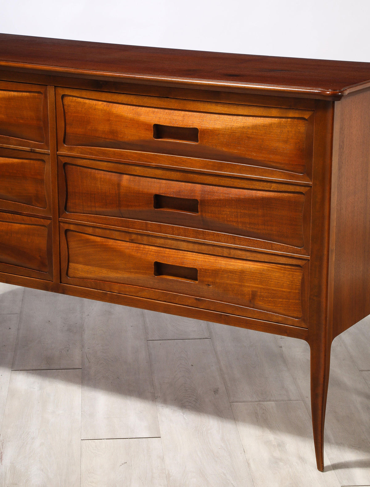 Northern Italian Walnut Commode, Italy, circa 1950