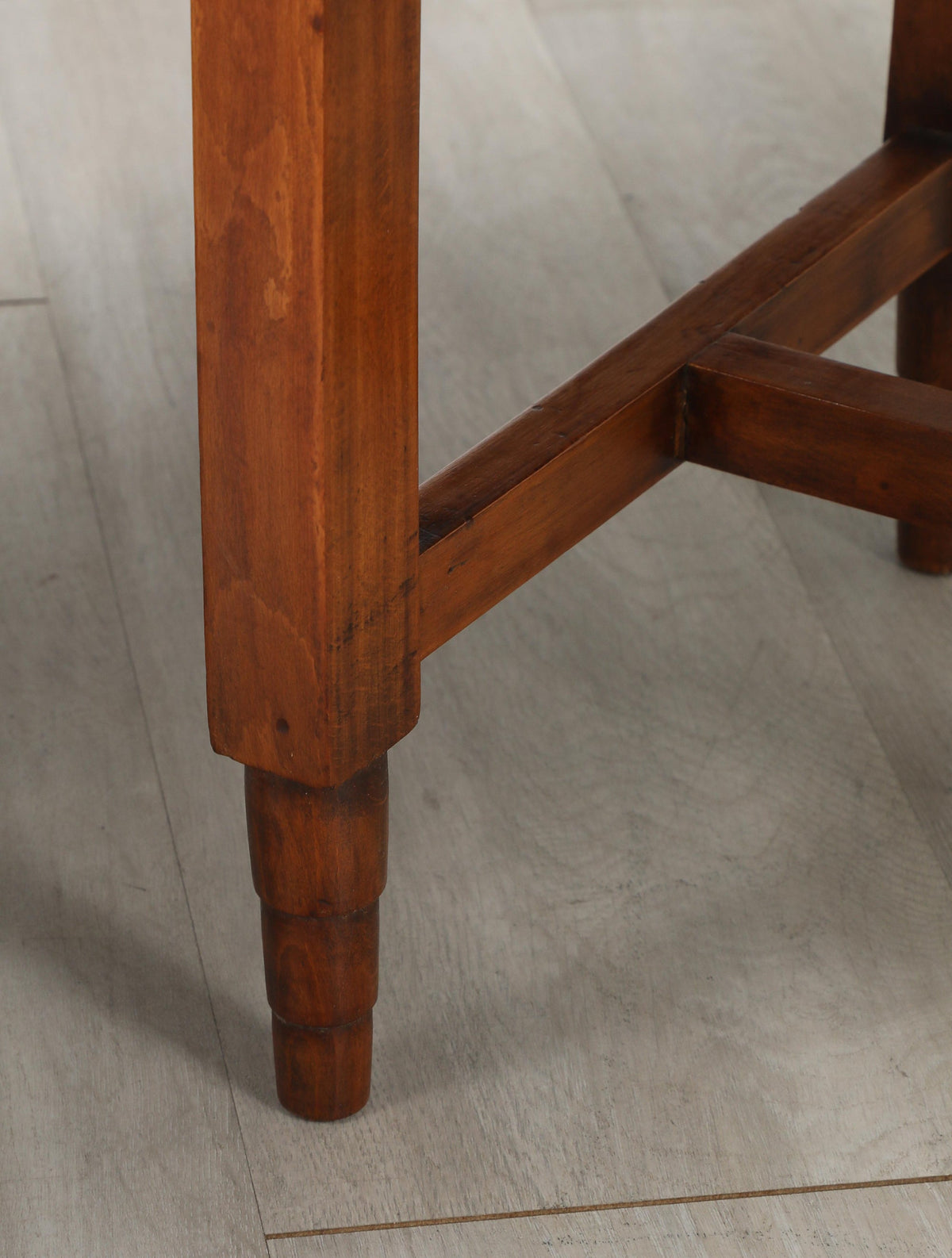 Italian Carved Walnut Stools, Art Deco, 1940