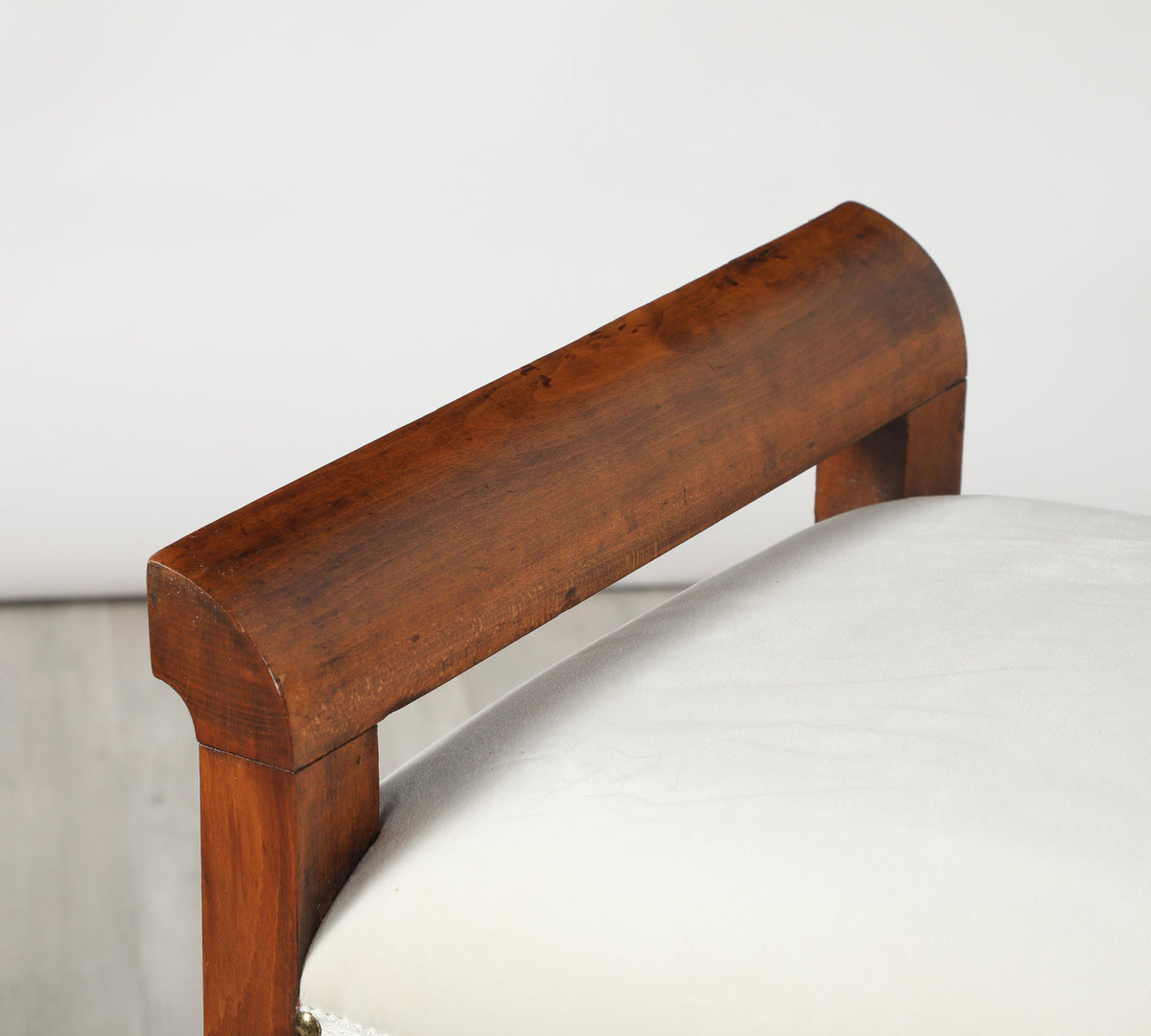 Italian Carved Walnut Stools, Art Deco, 1940
