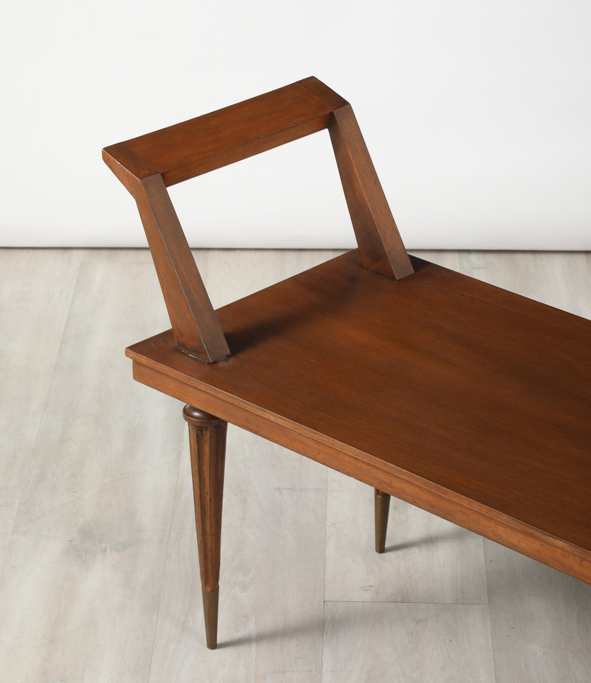 Italian Walnut Long Bench, Italy, circa 1940's