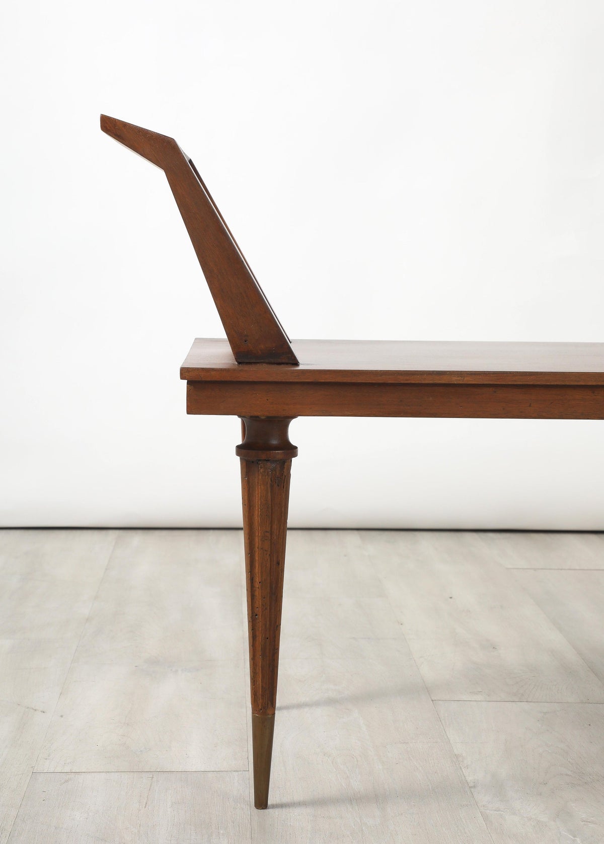 Italian Walnut Long Bench, Italy, circa 1940's