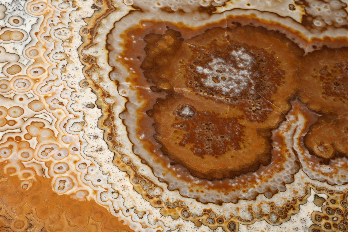 Italian Agate Dining Table with Chrome Base, Southern Italy, 1970