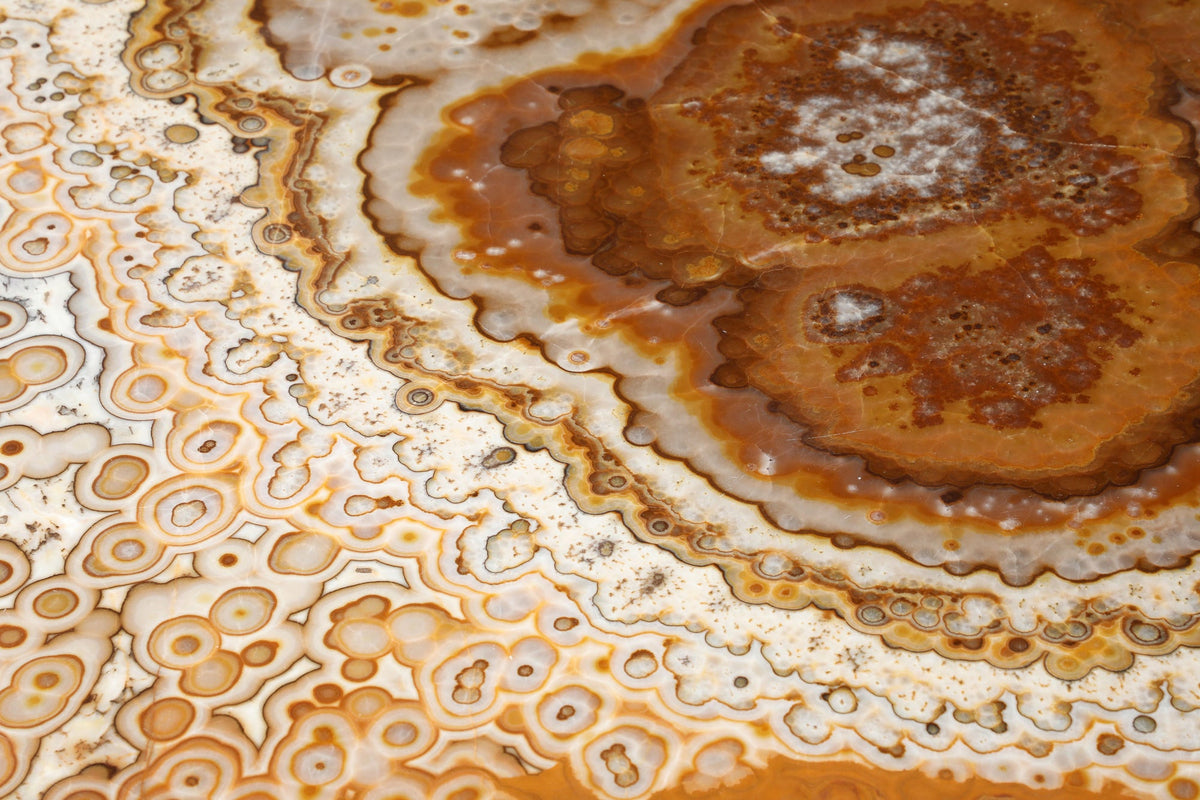 Italian Agate Dining Table with Chrome Base, Southern Italy, 1970