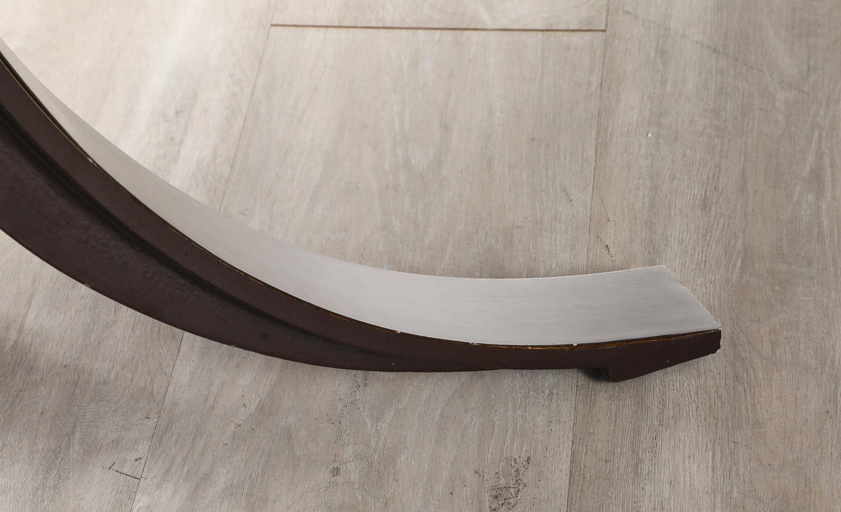 Osvaldo Borsani 'T69' Circular Dining Table, Walnut Top, Steel Base