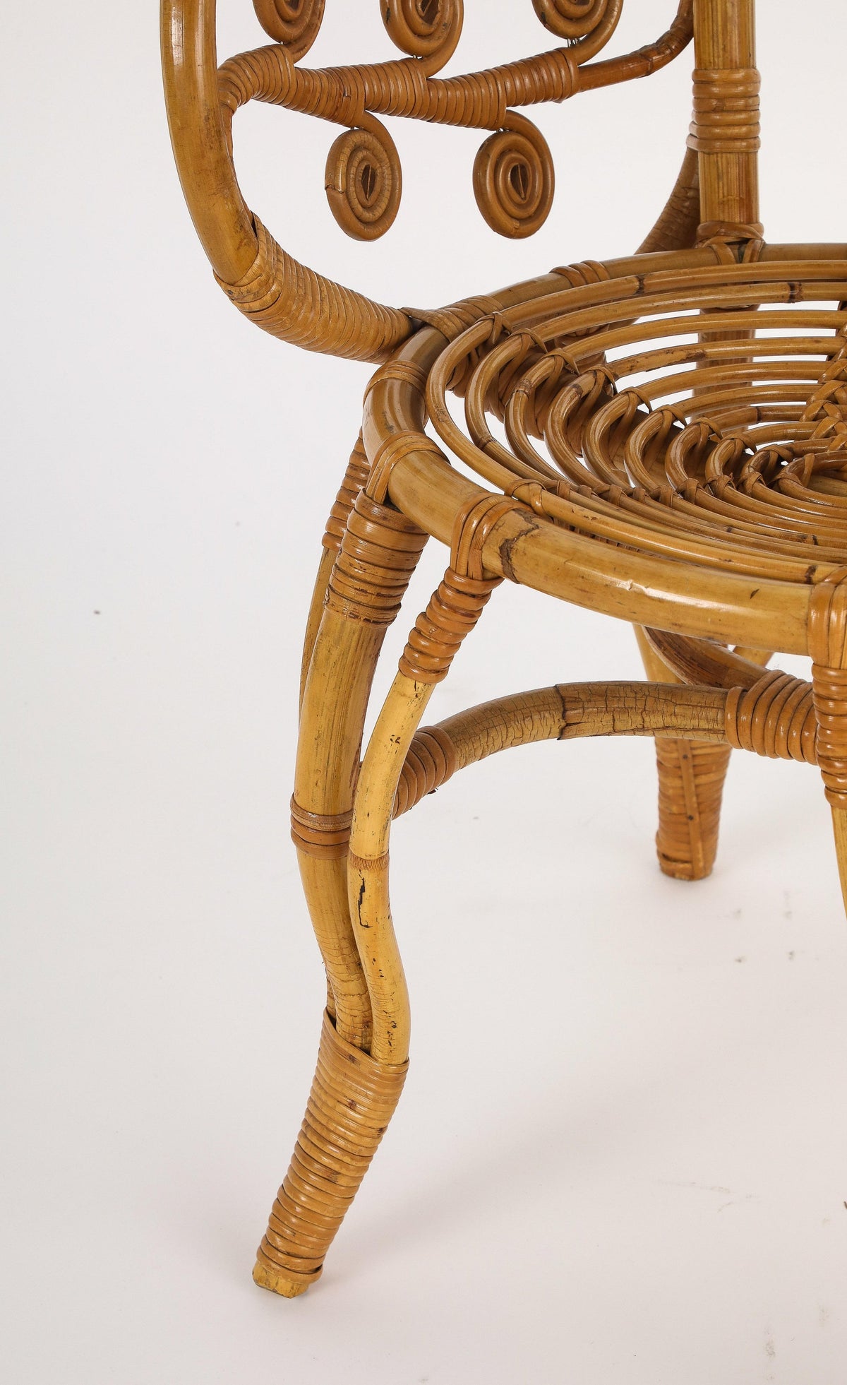 Italian 1950's Bamboo Armchair