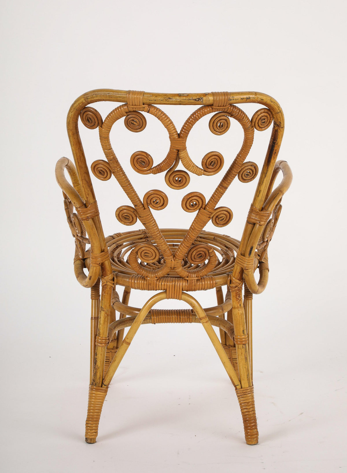 Italian 1950's Bamboo Armchair