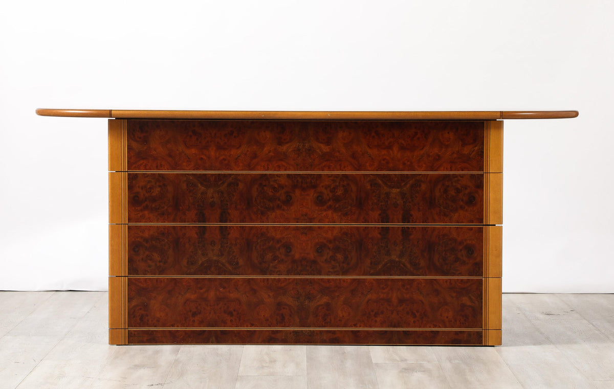 Afra & Tobia Scarpa 'Artona' Commode, Burl Walnut, Italy, 1975