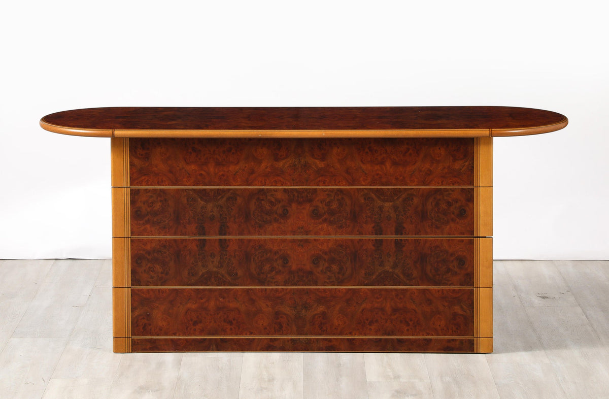 Afra & Tobia Scarpa 'Artona' Commode, Burl Walnut, Italy, 1975