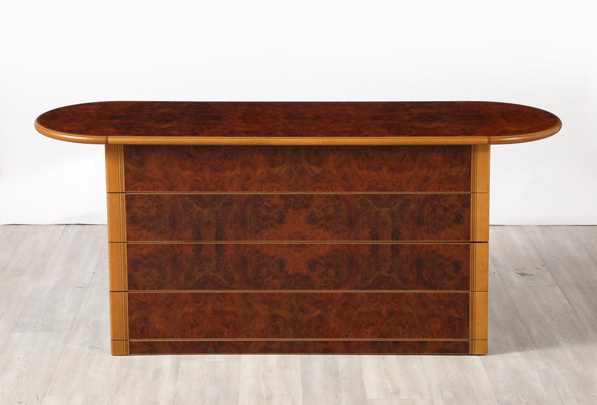 Afra & Tobia Scarpa 'Artona' Commode, Burl Walnut, Italy, 1975