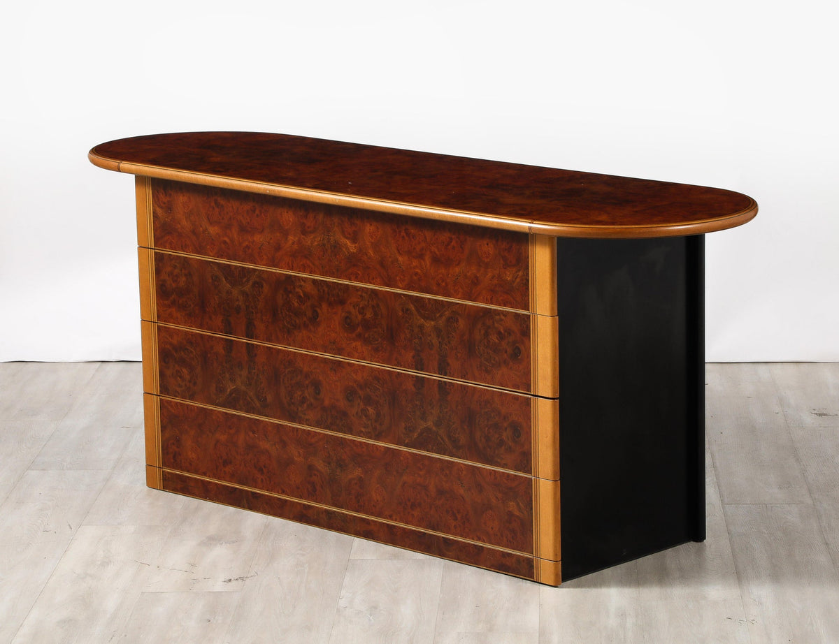 Afra & Tobia Scarpa 'Artona' Commode, Burl Walnut, Italy, 1975