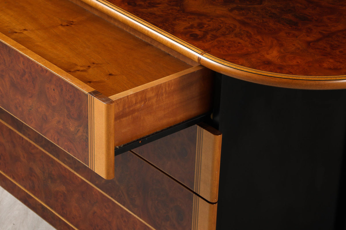 Afra & Tobia Scarpa 'Artona' Commode, Burl Walnut, Italy, 1975