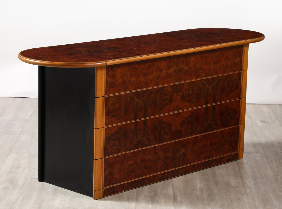 Afra & Tobia Scarpa 'Artona' Commode, Burl Walnut, Italy, 1975