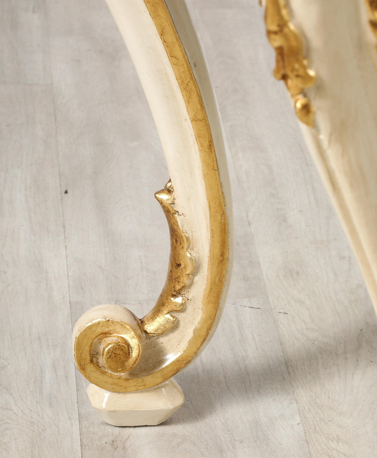 Italian Rococo Carved and Gilded Console with Marble Top, circa 1750