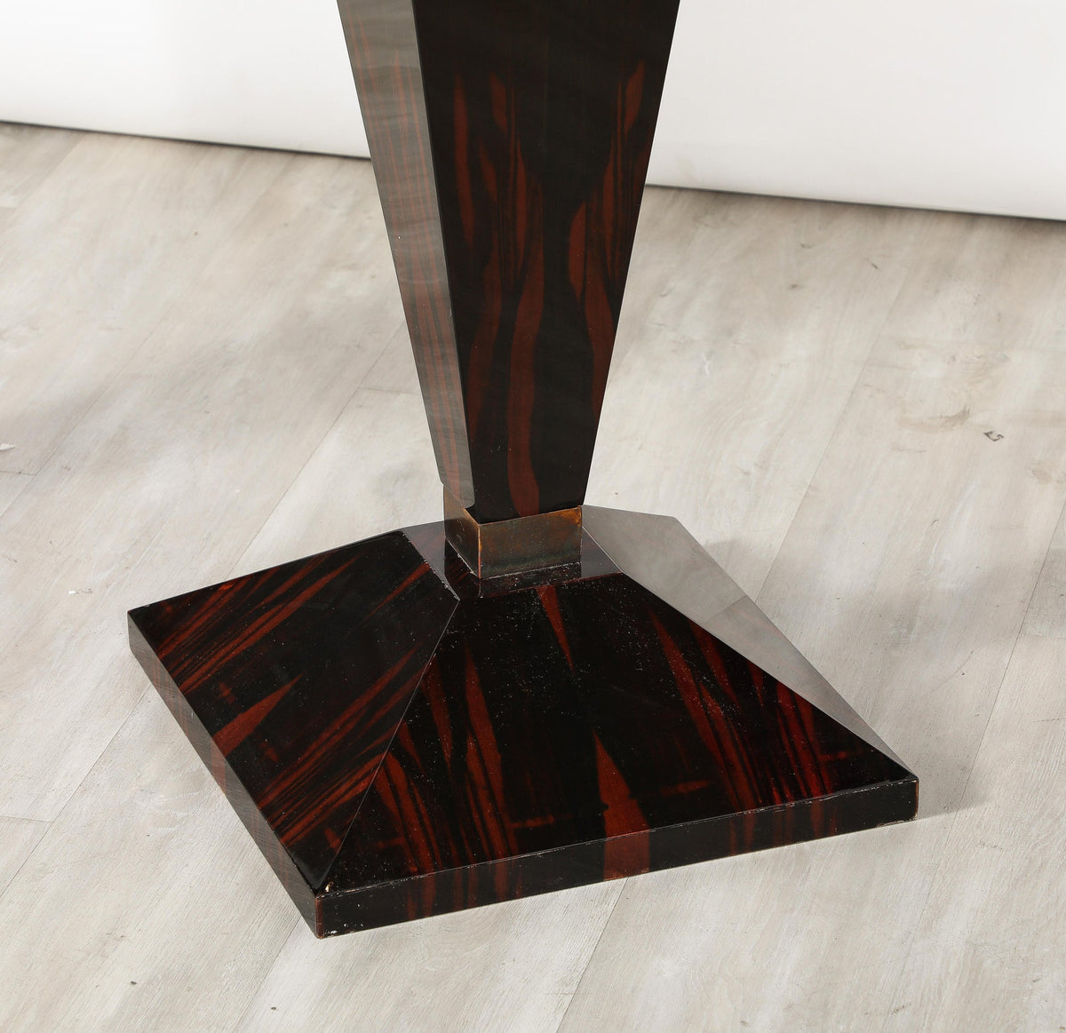 Dramatic Macassar Ebony Pedestals with High Gloss Finish, Italy, 1970