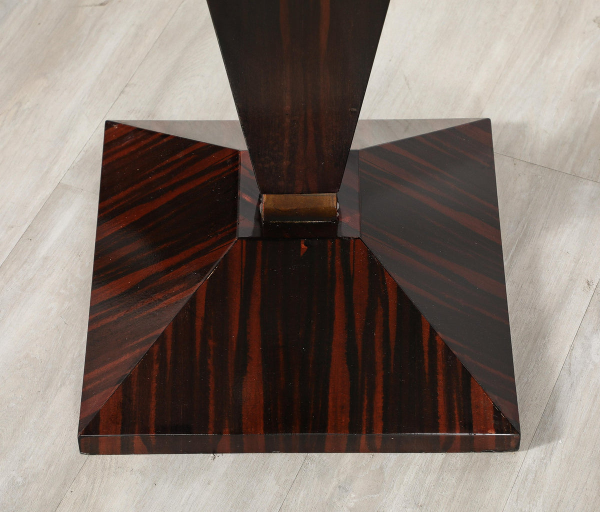 Dramatic Macassar Ebony Pedestals with High Gloss Finish, Italy, 1970