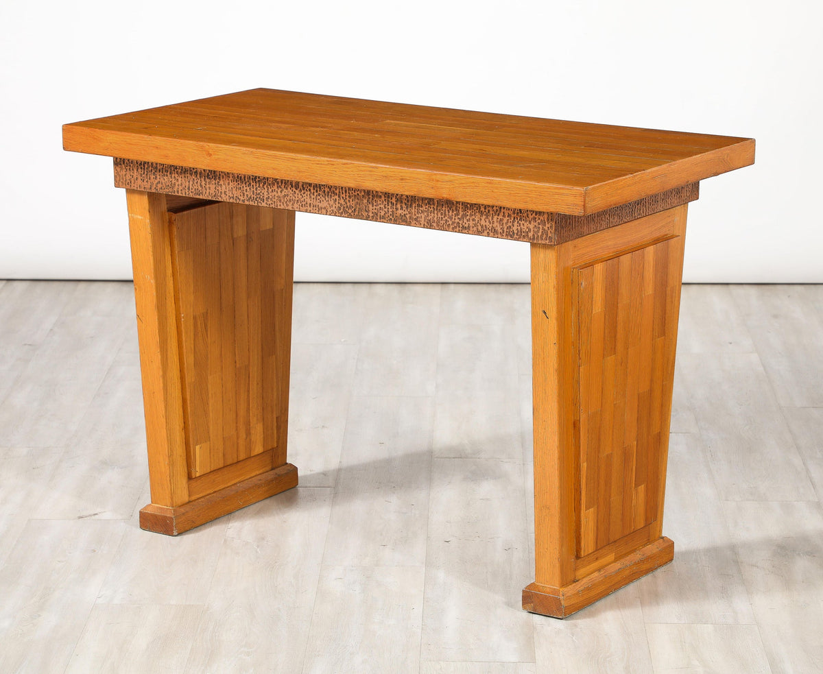 Italian Writing Table for Banca Del Popolo, Art Deco, 1930