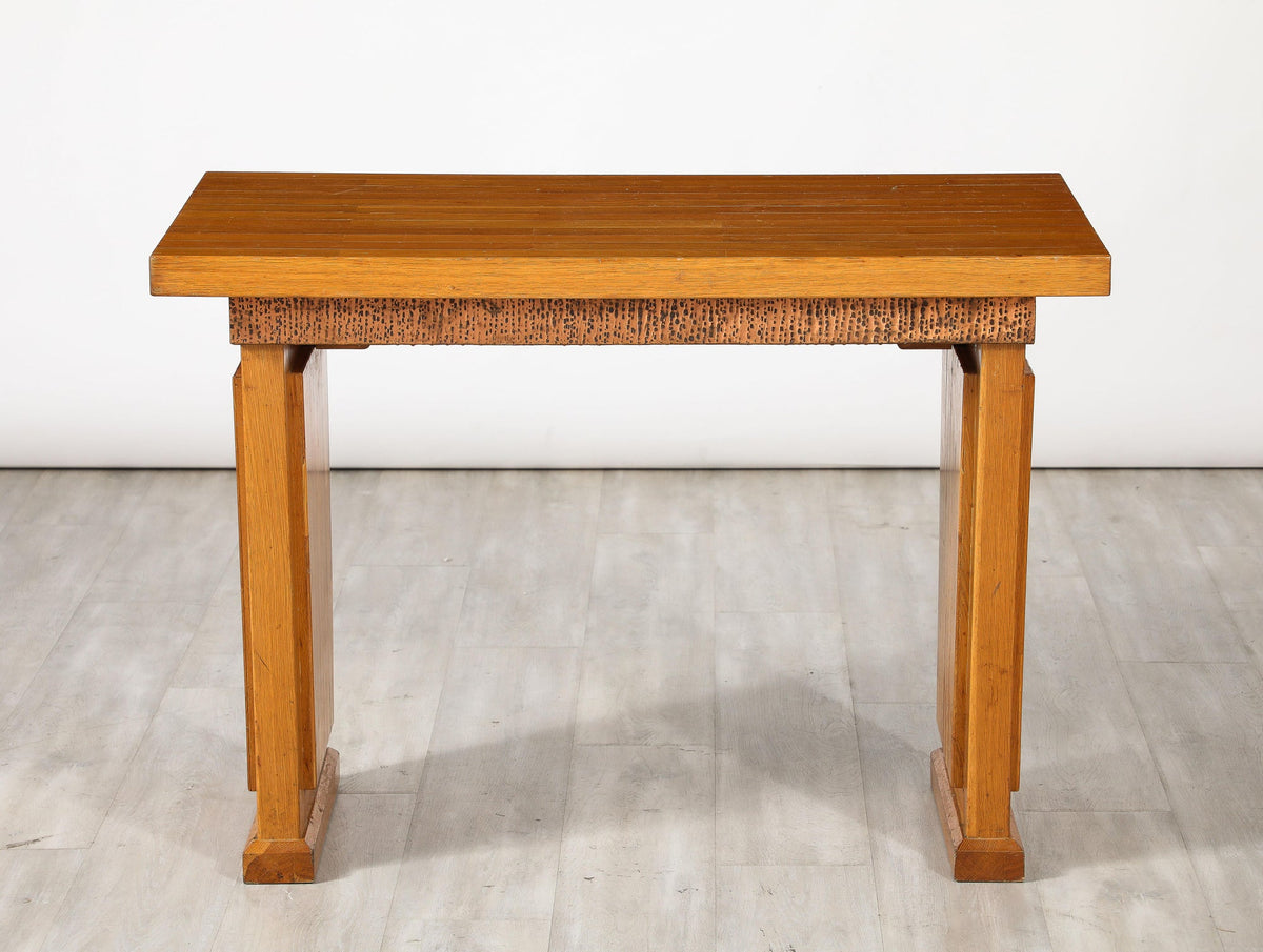 Italian Writing Table for Banca Del Popolo, Art Deco, 1930