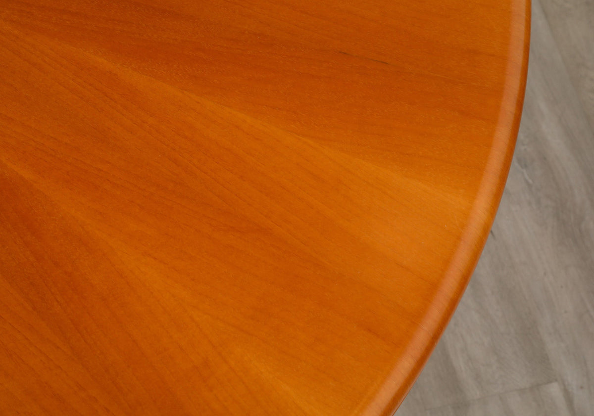 1970 Italian Modernist Maple Dining Table with Sunburst Top