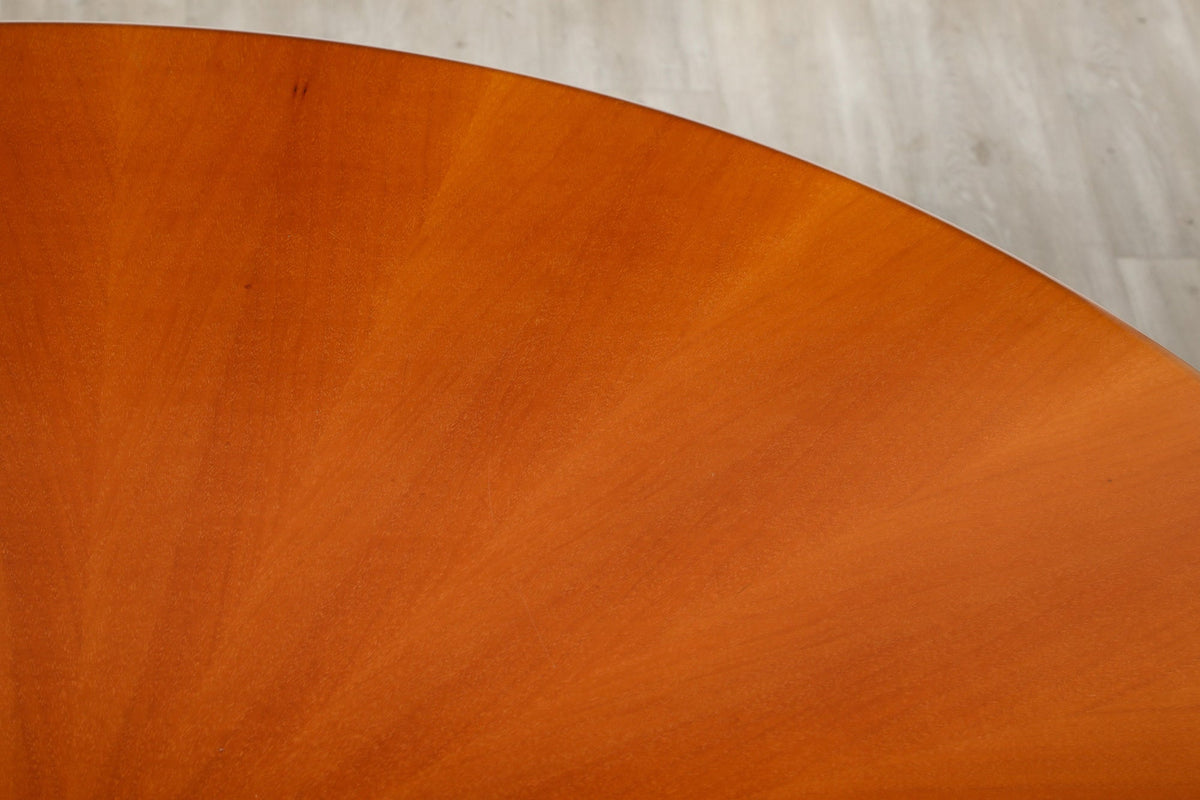 1970 Italian Modernist Maple Dining Table with Sunburst Top