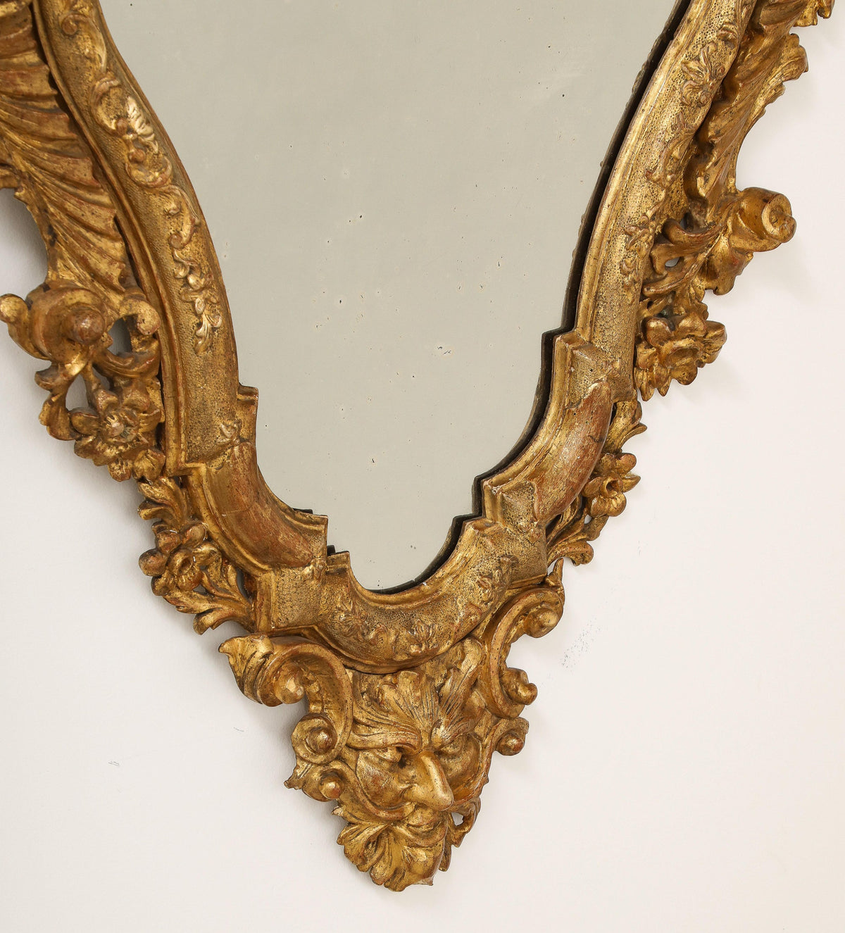 Milanese Gilded Wall Mirror, Rococo, Italy, Circa 1750