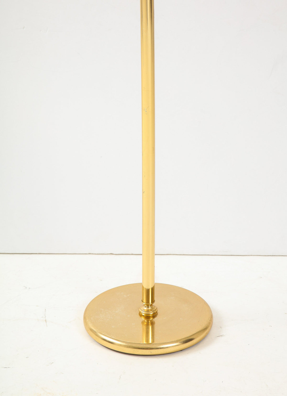 Gaetano Sciolari Iridescent and Gold Plated Standing Lamp