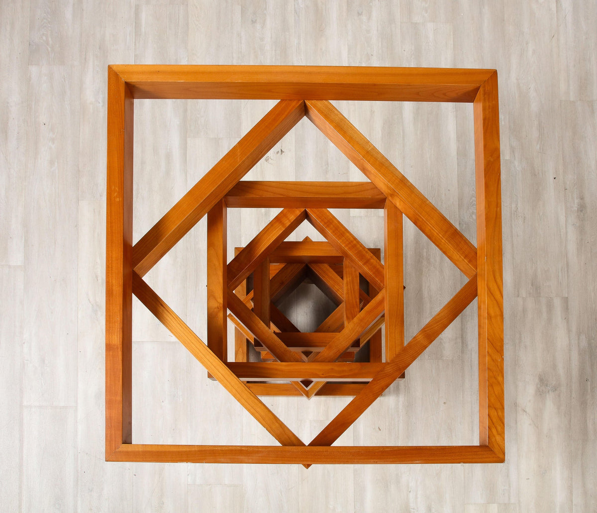 Ferdinando Meccani Corinto Dining Table, Cherry & Wenge, Italy 1978