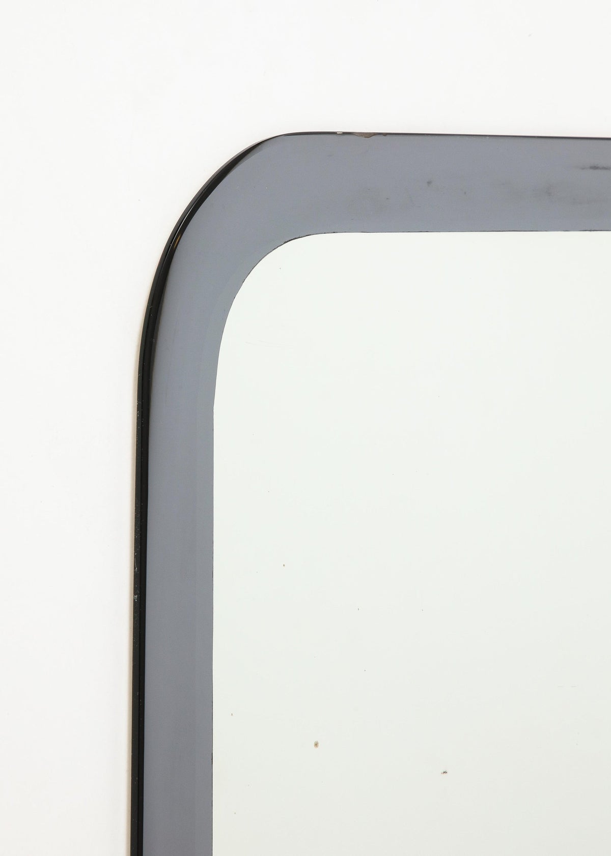 Metalvetro Galvorame Wall Mirror, Silver Border, Italy, 1967