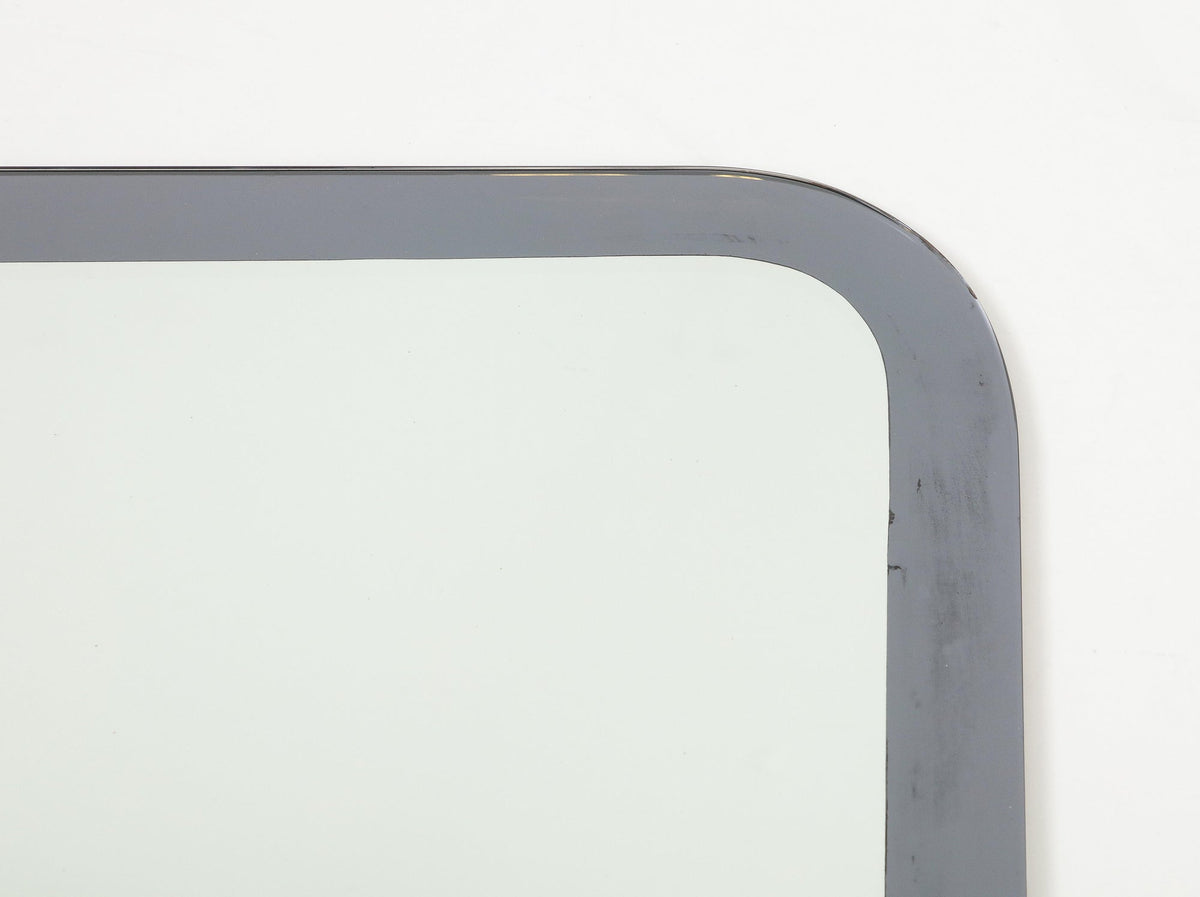 Metalvetro Galvorame Wall Mirror, Silver Border, Italy, 1967
