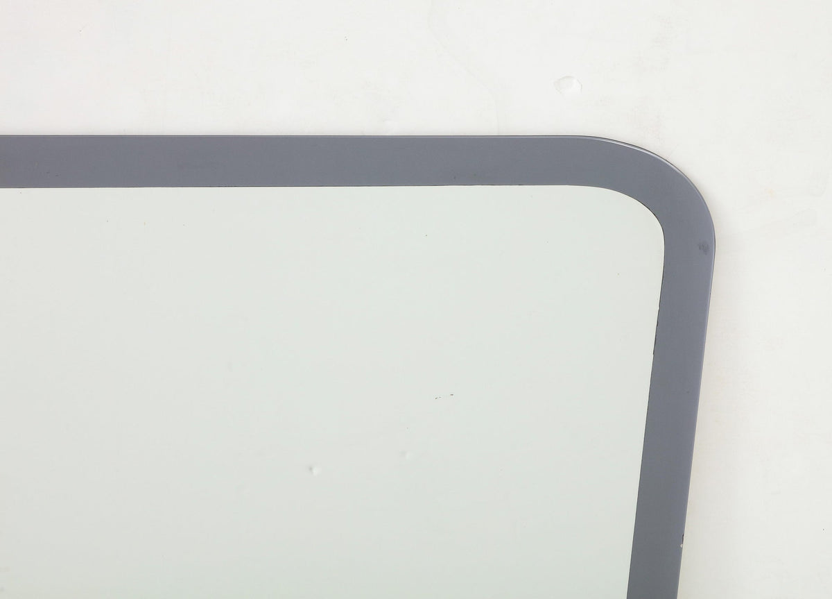 Metalvetro Galvorame Wall Mirror, Silver Border, Italy, 1967