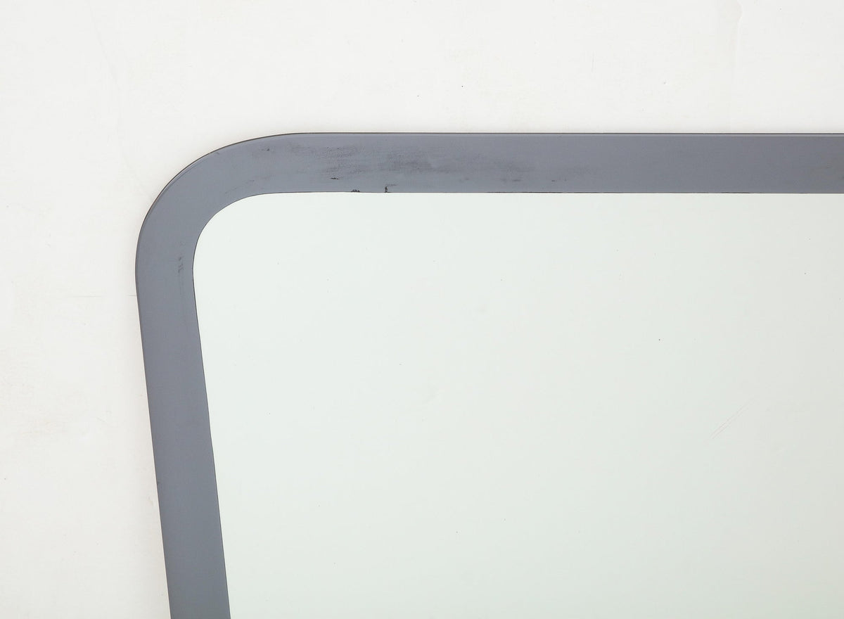 Metalvetro Galvorame Wall Mirror, Silver Border, Italy, 1967