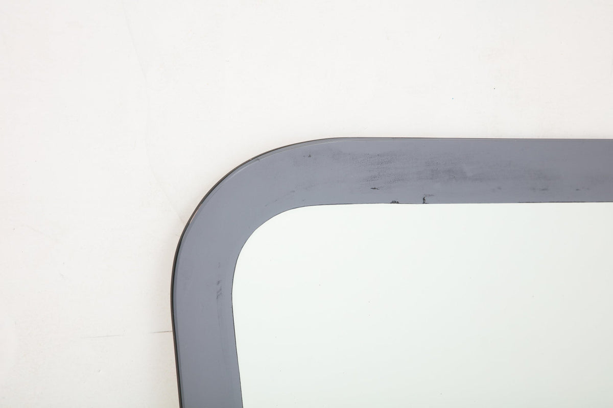 Metalvetro Galvorame Wall Mirror, Silver Border, Italy, 1967