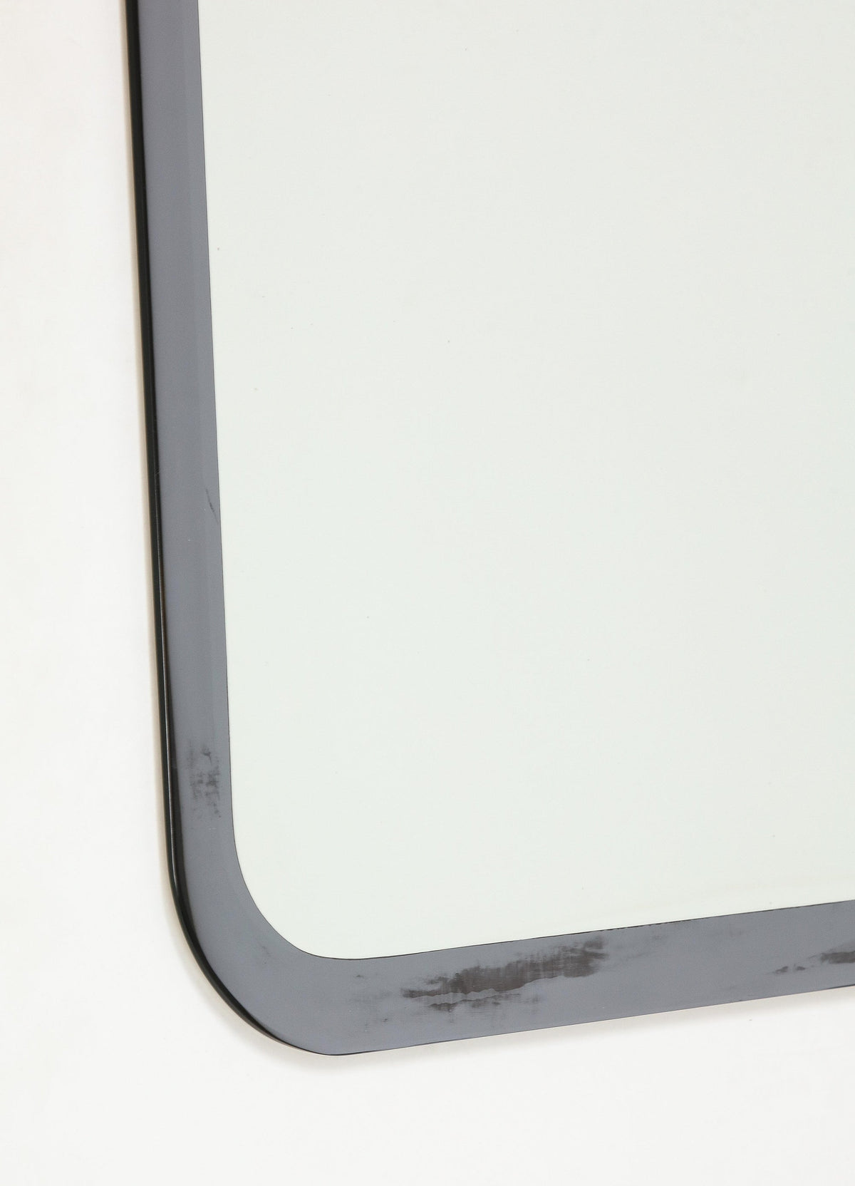 Metalvetro Galvorame Wall Mirror, Silver Border, Italy, 1967